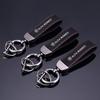 Car Stickers For Alfa Romeo High-end Leather Car Logo Key Chain Keyring Auto Interior Accessories For Alfa Romeo 4C 159 166 Spid