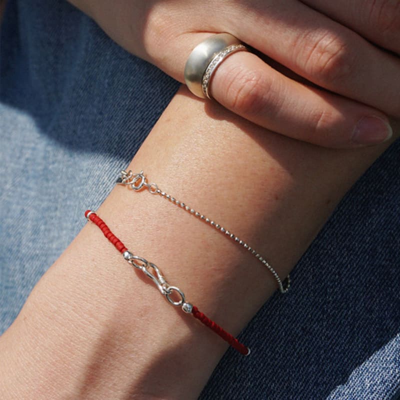 OURPIERRE [SILVER 925] VINTAGE ROSE BRACELET