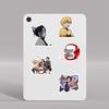 Demon Slayer Stickers: 50-Sheet Self-Adhesive Set for Scrapbooks, Phones, Tablets