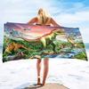Dinosaur Beach Towel Jurassic World Animal Bath Towel Quick Dry Absorbent Soft Beach Blanket Travel Sport Spa Swim Pool Towels
