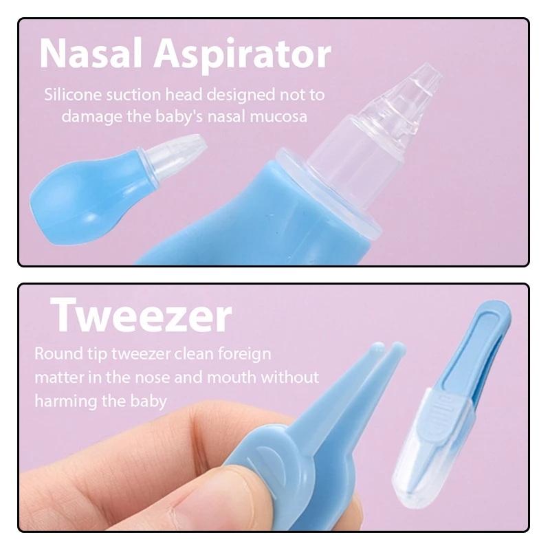 6/10 Stück/Set Baby Gesundheitspflege-Set Kinder Nagel Haar Gesundheitspflege Pflegebürste Nagelknipser Beißring Zahnbürste Baby Grundausstattung