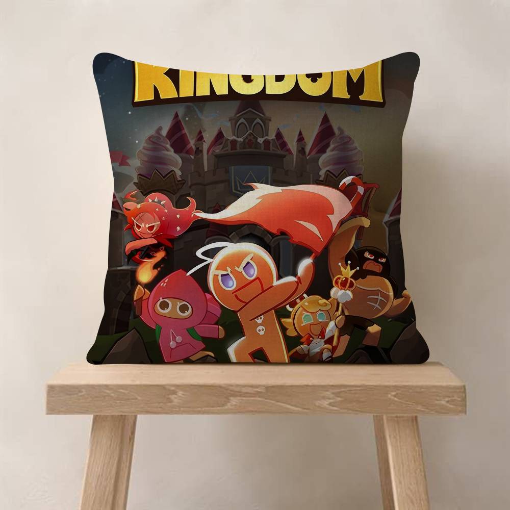 CCookie RRun KKingdom Cushion Cover x Polyester Sofa Cushions Decorative Throw Pillows Home Decoration Pillowcover