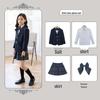 British Style Winter Uniform for Primary and Kindergarten – Children's Velvet Suit Set with Jacket