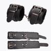 SM Cosplay Handcuffs  Restraint Sex Toy Fluffy Pu Leather Handcuffs Ankle Chains For Women  Couple Adult Accessories