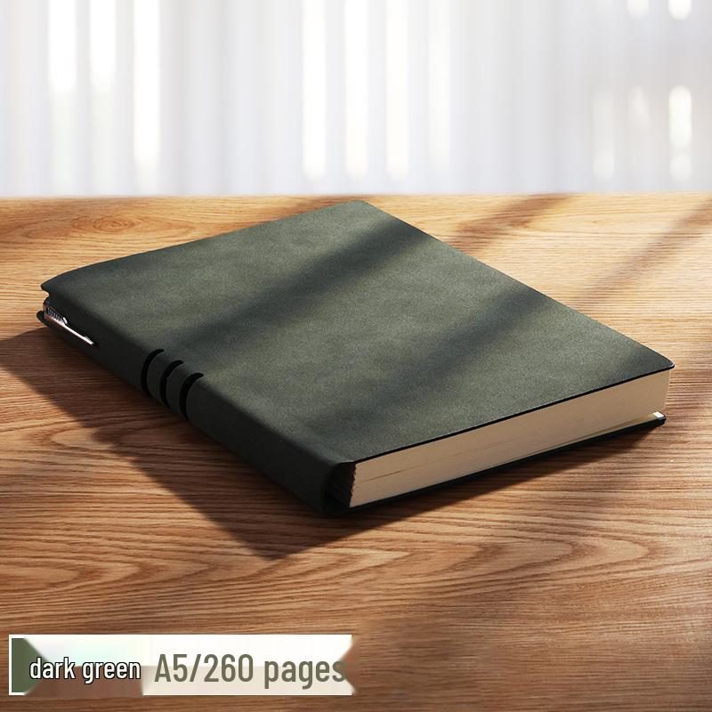 A5 Premium Soft Cover Business Meeting Notebook - Sheepskin, Thickened, 20 Sheets