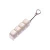 Taschenanhänger Tastatur Fidget Schlüsselanhänger 4 Tasten Knopf Fidget Clicker Spielzeug Tastenkappe Schlüsselanhänger Geschenke