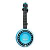 Inflatable Balloon Banjo Instrument Portable Inflatable Toys PVC Stage Prop for Hawaiian Party Beach