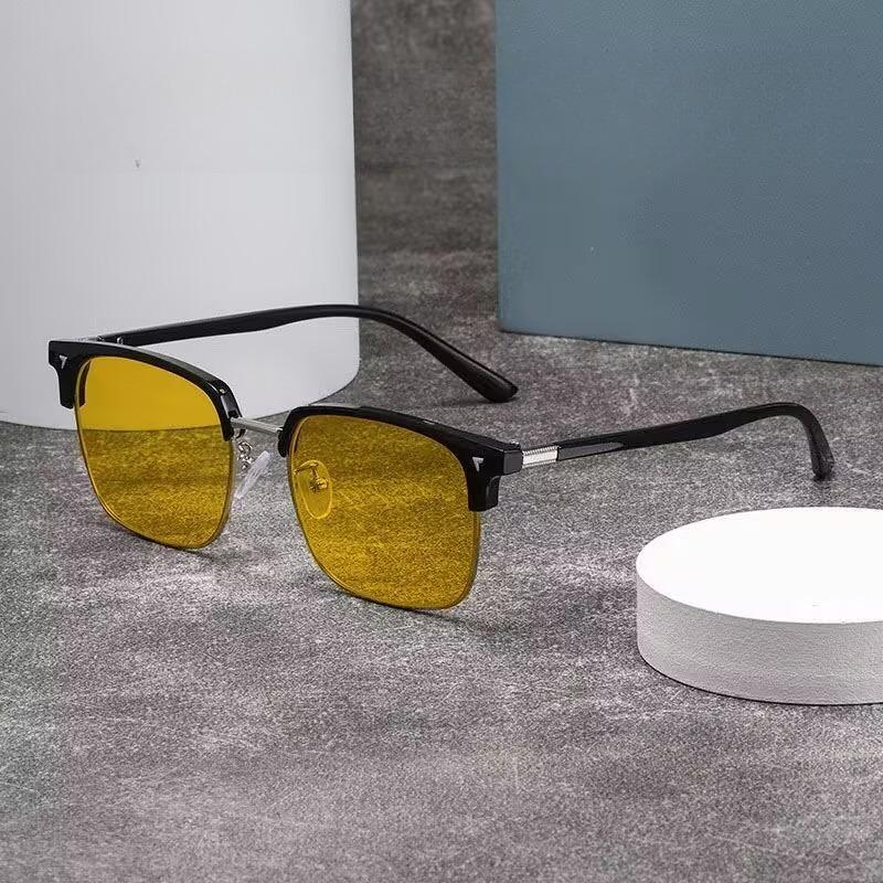 Fashion Myopia Glasses Neutral New Driving Special Night Vision Glasses Day And Night Dual-Use Anti-Glare Eye Protection Glasses