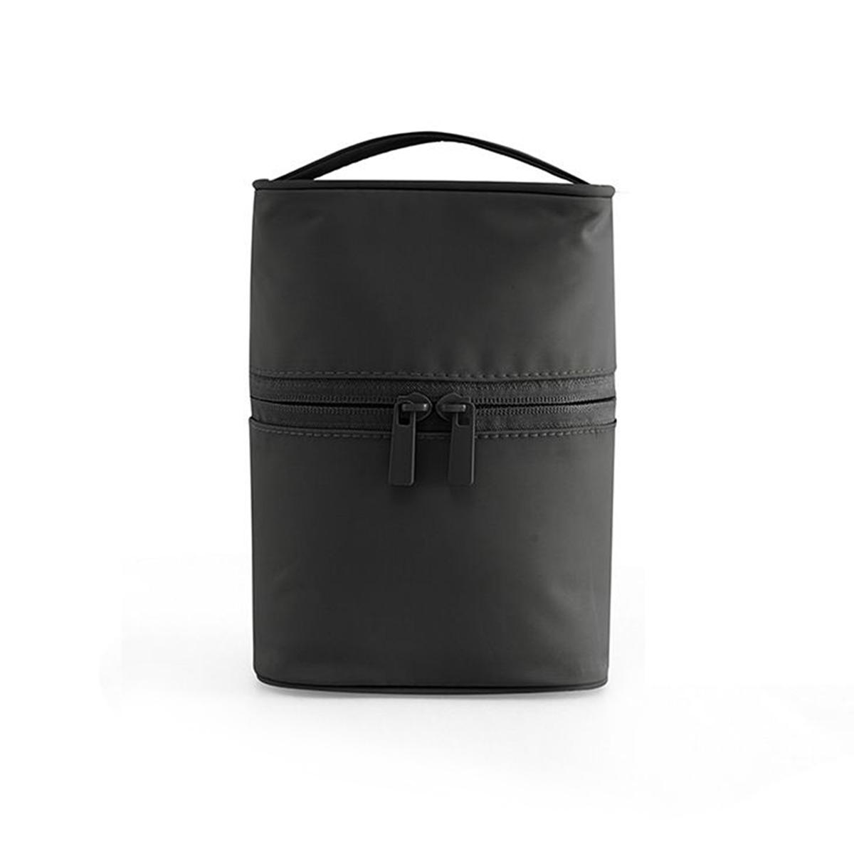 

Цилиндрическая косметичка с внутренним карманом, портативная водонепроницаемая дорожная организующая косметичка