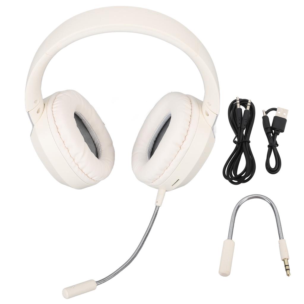 Wireless Gaming Headset Foldable Noise Reduction Soft Cushion Portable Bluetooth Gaming Headphones with Detachable Mic