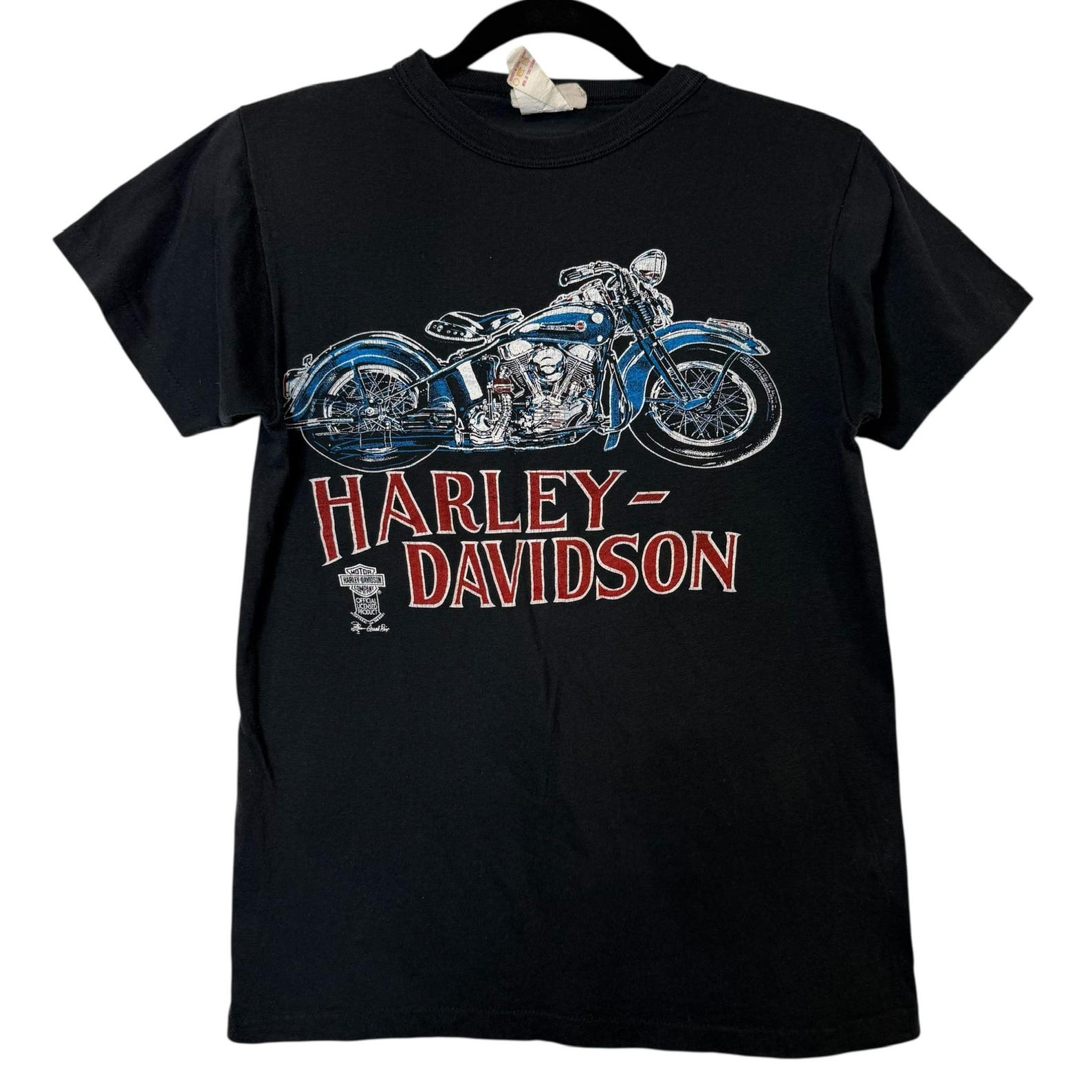 80 s Harley Davidson Wile E Coyote T shirt Sz M (B469) 4XL