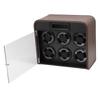 Watch Winder Quiet 6 Slot Watch Winder Box with   LED Colorful Light for Automatic Watches Mechanical Watches
