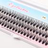 1box/60 Bundles,10D 0.1/0.07mm Thickness Individual Eyelash Extensions Eyelashes Cluster Lashes, Natural False Eyelashes Bundles
