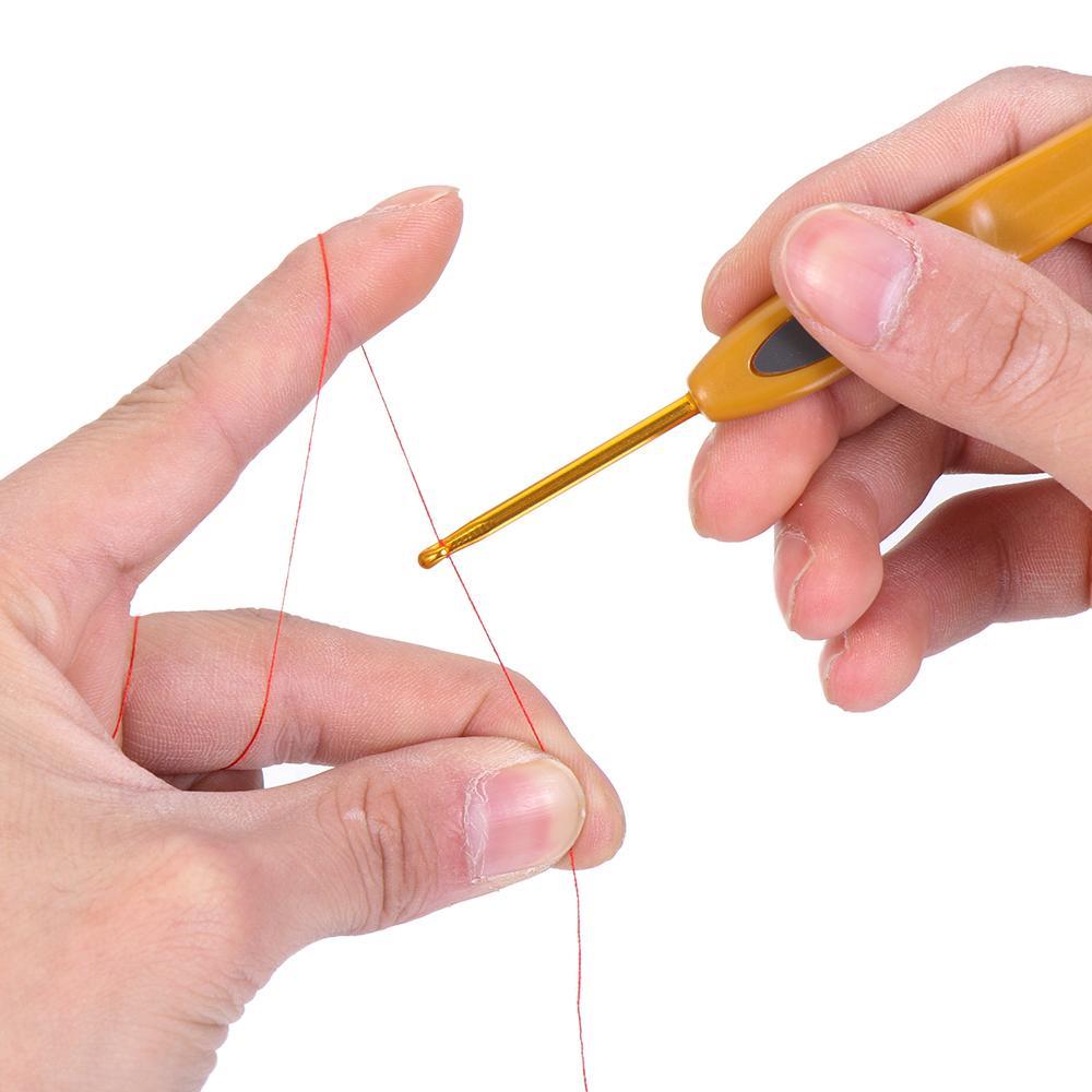 DIY Craft Sewing Needles Aluminum Yarn Crochet Crochet Hooks Knitting Needles Weave Tools