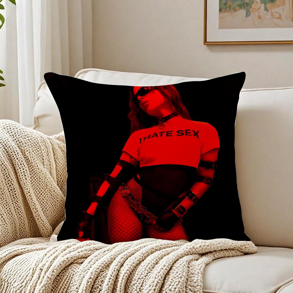 singer energetic AAnitta Cushion Cover Pillowcase Antidustmite living Room Sofa Decor Cushion Room