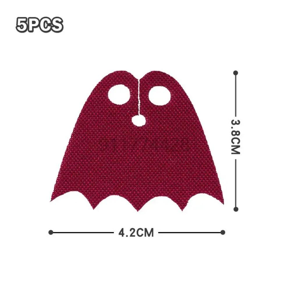 Figuras de Acción de Estrellas Capa Disfraz Ropa Gabardinas Capa Ladrillos Set de Accesorios Piezas Bloques de Construcción Capas Figuras Juguetes para Niños