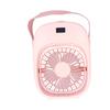 Adjustable Electric Fan Portable Spray Humidification Electric Fan for Home Outdoor DormitoryPink
