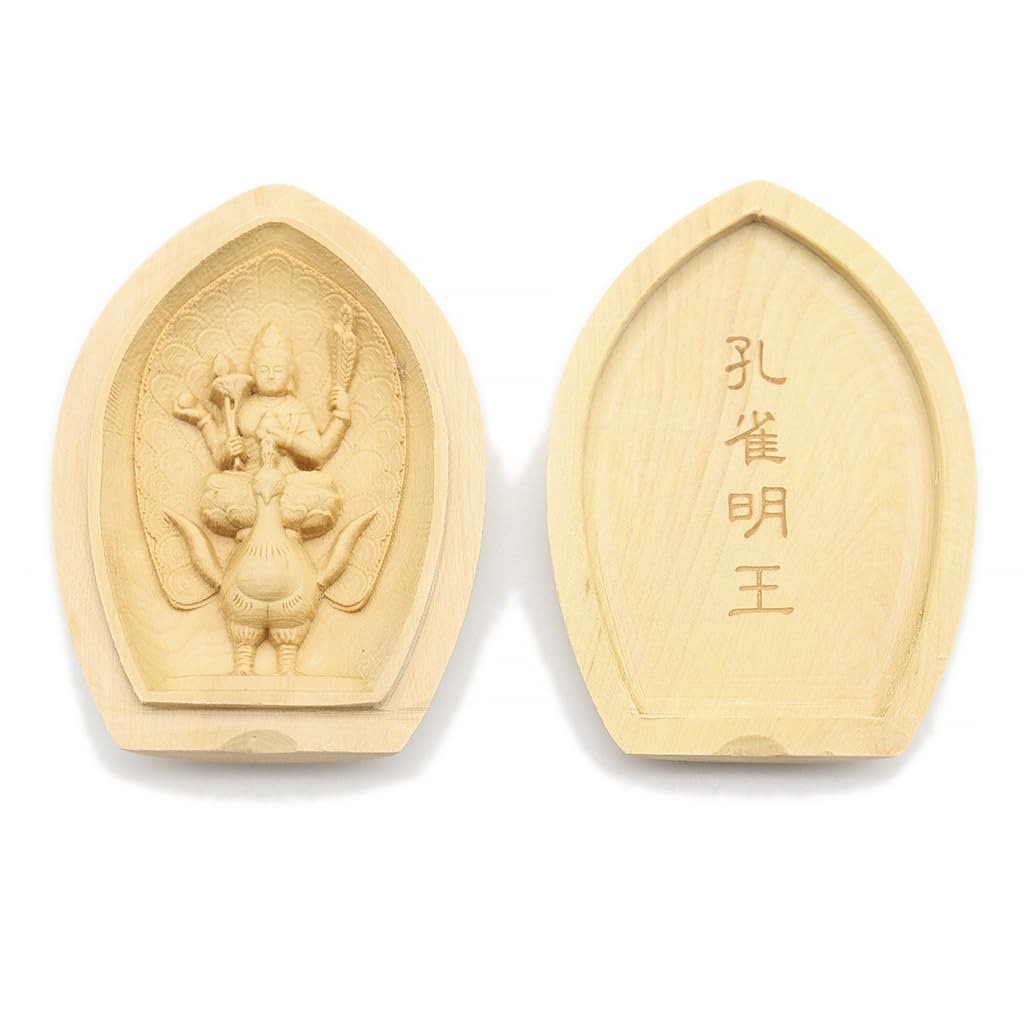 

Kurita s Special Buddhist Statue [Guardian Deity] Peacock Myoo (Lotus-Shaped Incense Holder Buddha [Pocket Buddha]) Guardian Deity, Protection