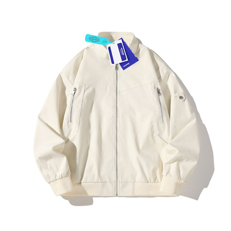 Wassup American-Style Bomber Jacket for Men, Autumn 2025 New Trendy Brand Baseball Jacket, Retro Functional Style Coat