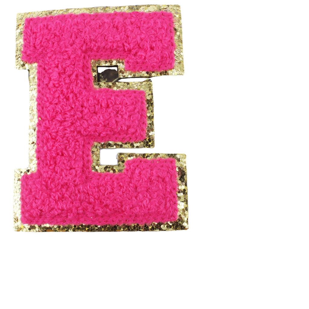 Hot Mixed Color 26 English Letters Towel Embroidery Embroidery Cloth Sticker Computer Embroidery Cloth Sticker Clothes Patch Sticker