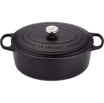 Cast Iron Roaster Le Creuset Signature Oval 35 Cm Black (21178350000430)