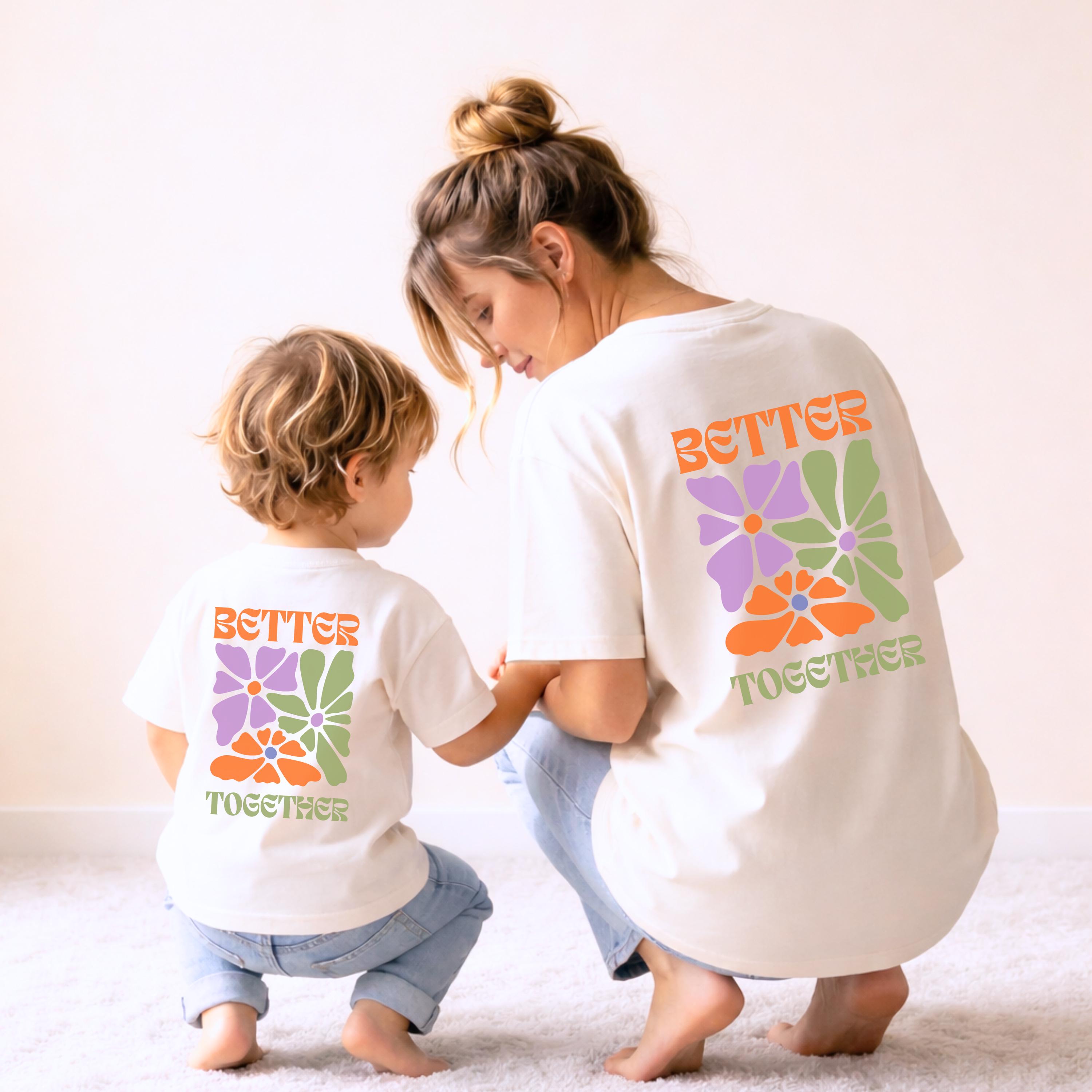 

Kids Short Sleeve T Shirt Floral Print Casual Top Lightweight Comfortable Fit Soft Fabric Breathable Design Suitable for Everyday Wear 150