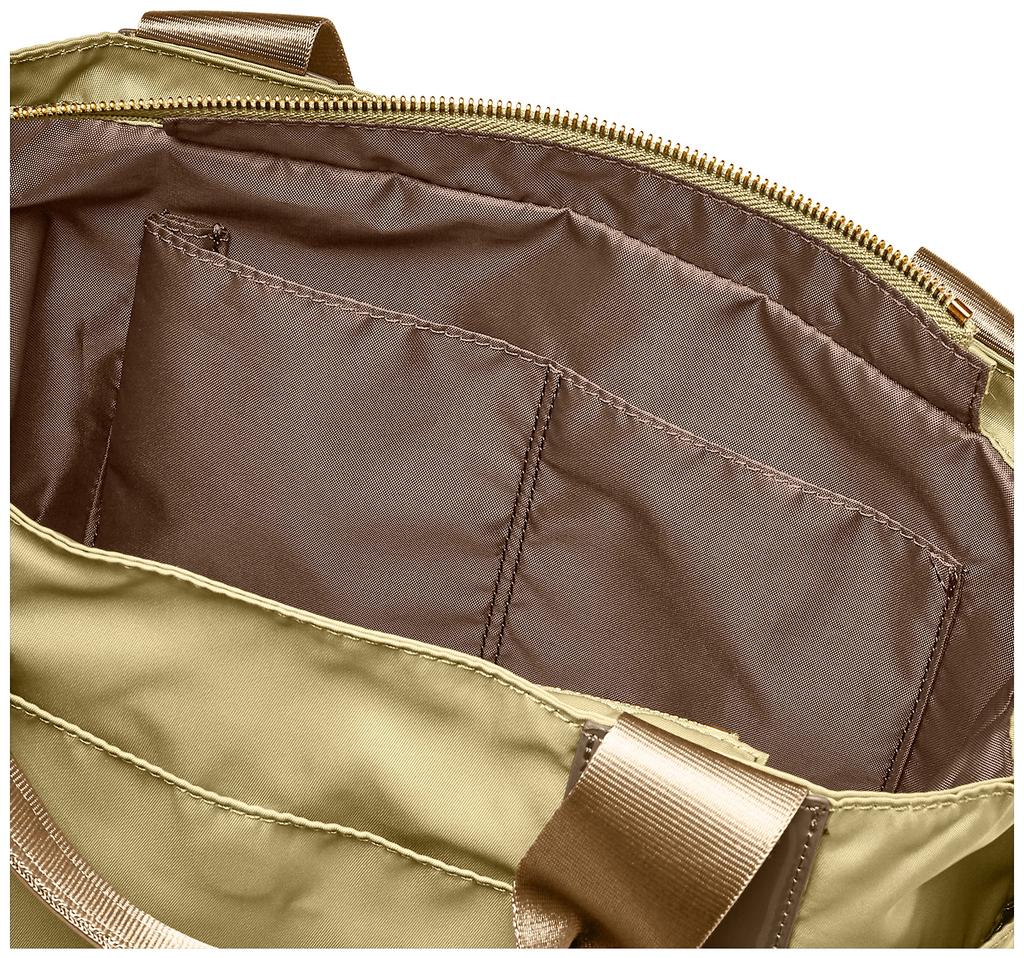 Tote nylon khaki [Labagerie] bag, 2-way tote, women's, (86)