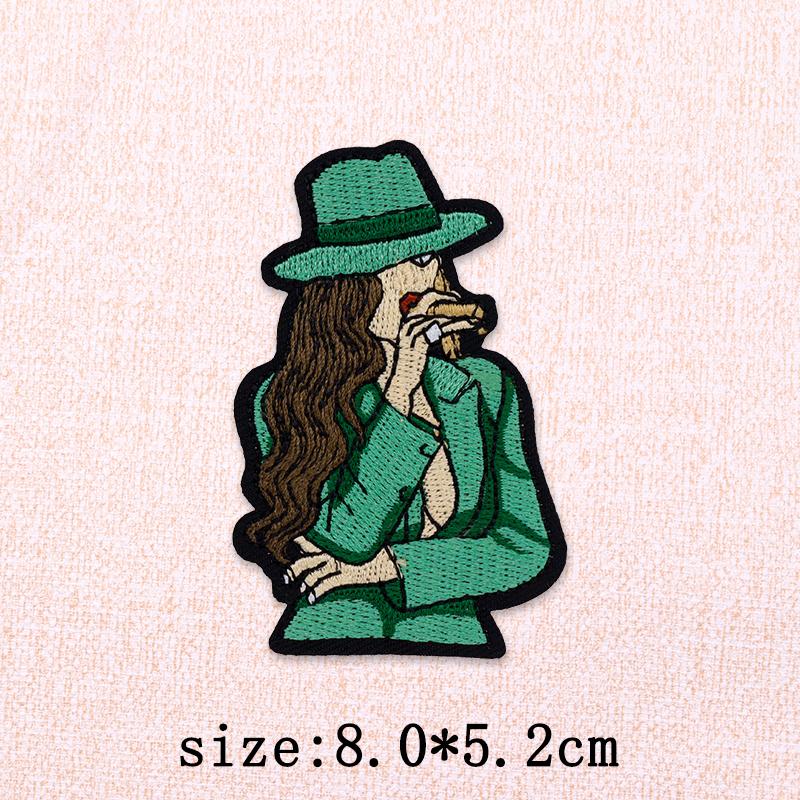 Black Girl Embroidery Patch Iron On Patches For Clothing Black Girl Magic Patches On Clothes DIY Sewing Ironing Patch Applique