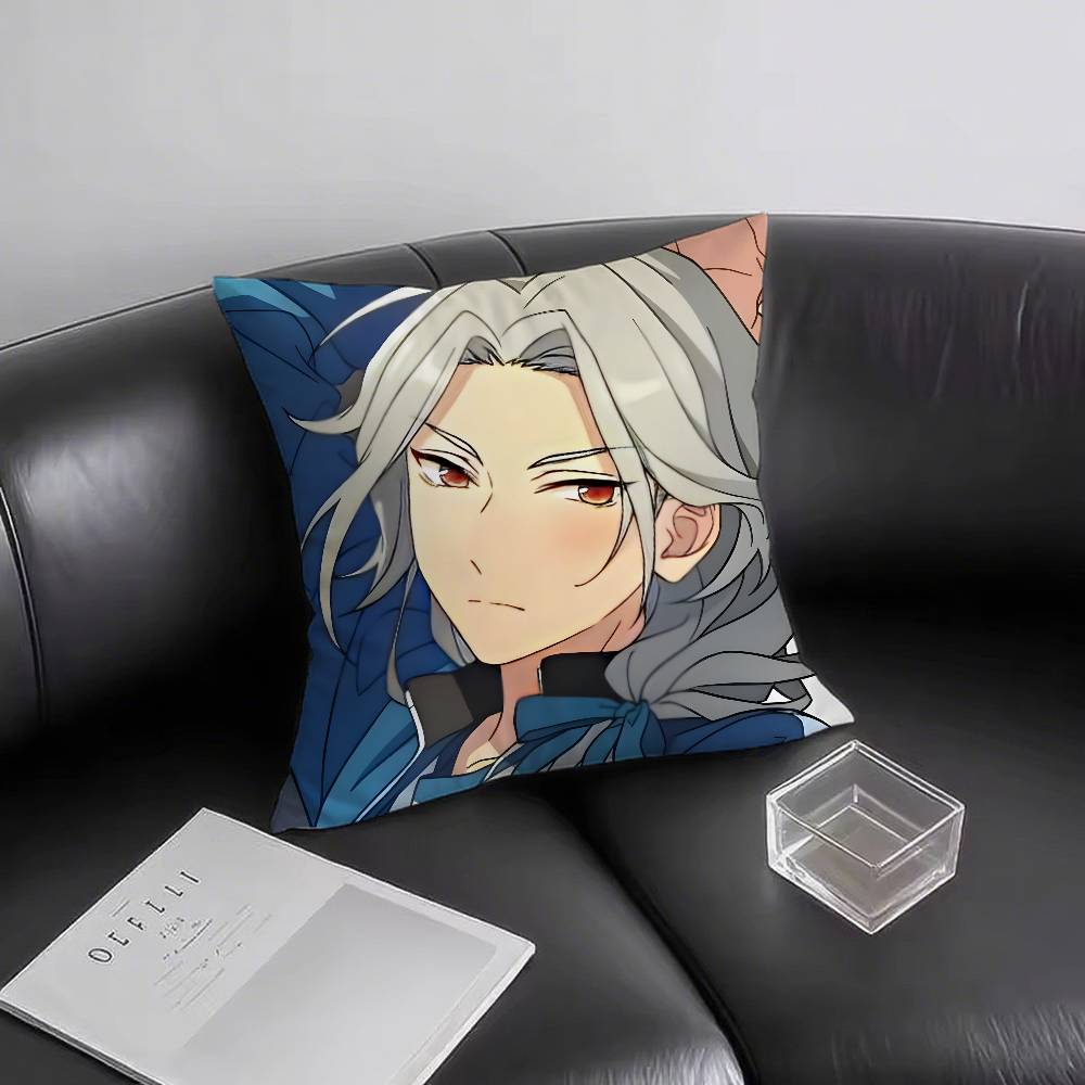 1pc Nagisa Ran Pillow Case Fashion Square Pillowcase Bedroom Sofa Room Ins Decoration Leisure