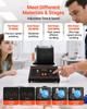 Rock Tumbler Kit, Rock Polishing Kit, 4 Speed Settings 9-Day Polishing Timer Stone Polishing Kit, Belt-Free Rock Polisher with Adapter & Overload