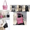 Trendy Street Style Cotton Tote Bag For Women Large Capacity Zippered Handbag