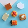 Simulation Food Toy Charms & DIY Resin Accessories: Cake, Bread, Phone Case, Hair Clips, Refrigerator Magnets, Stickers.