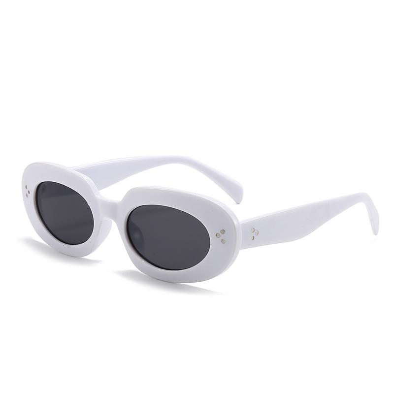 new oval full frame fashion trendy sunglasses simple sunglasses universal for men and women MN5687