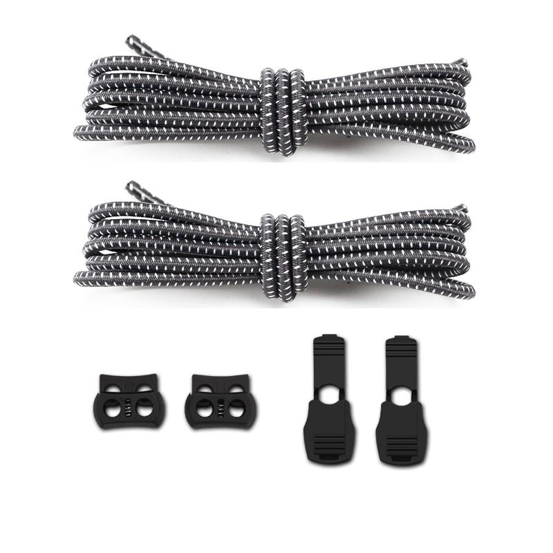 1Pair/3Pair New Unisex Round Elastic Shoelace High-Quality Laces for Sneakers and Casual Shoes Available in A Variety of Colors