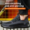 Atmungsaktive Arbeitssneaker Herren Sicherheitsschuhe Bau Stahlkappe Arbeitsschuhe Sicherheitsstiefel Herren Durchstichfest Sommer Arbeitsschuhe