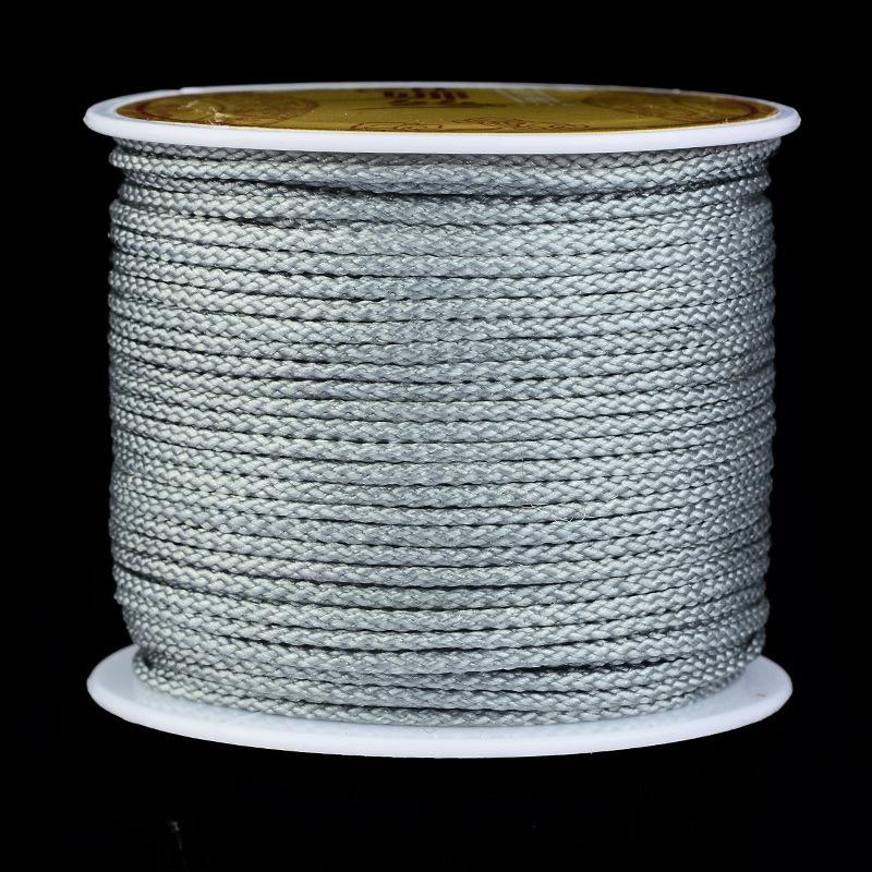 Buddha Bead Bracelet: Braided Wenwan Jade String