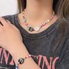 Bohemia Dopamine Necklace Candy Color BF and GF Bracelets Fashion Jewelry Kitten Bracelet  Girls