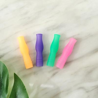 Agaphra Silicone Straw Top, Mixed Colors, 4 Pieces