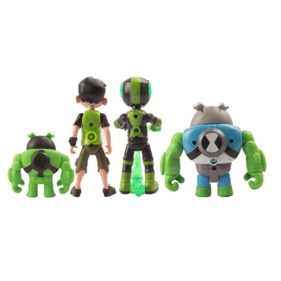 11Pcs Ben 10 Heatblast Humongousaur Rath PVC Action Figures Model Kids Toy
