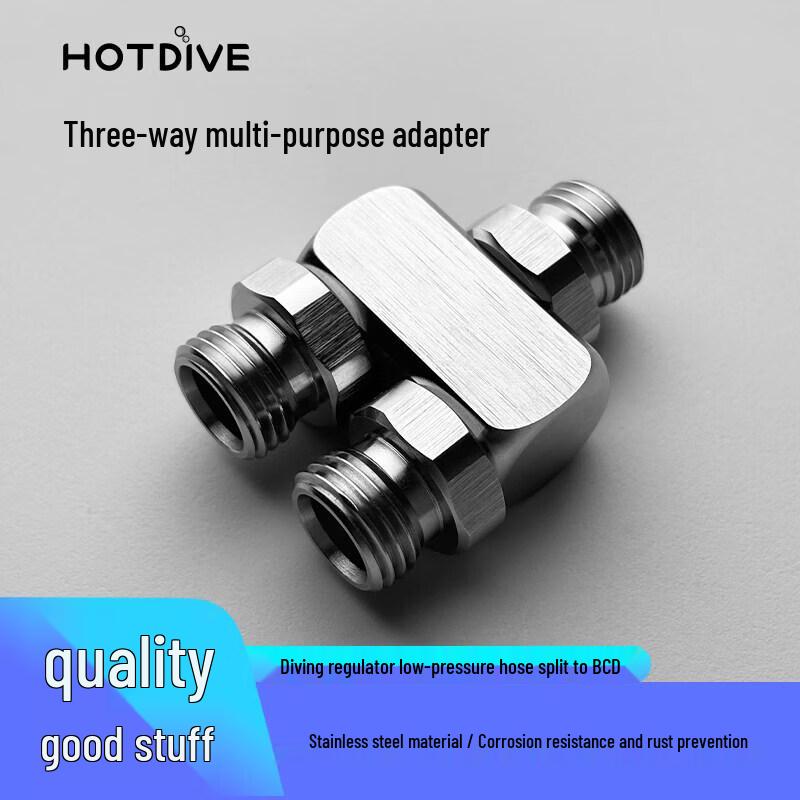HOTDIVE Diving Regulator Low-Pressure Hose Splitter