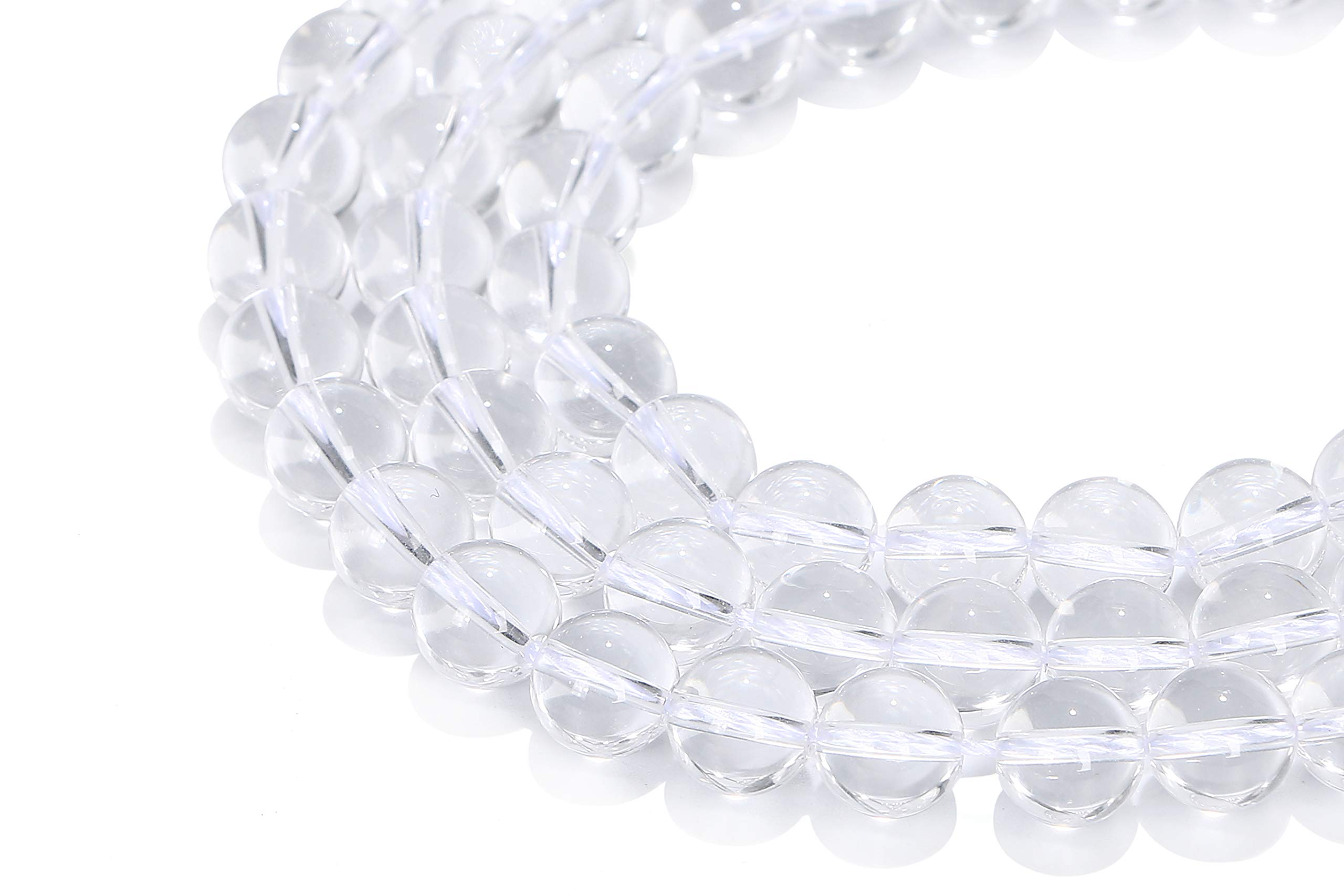 

3A Crystal Sold as a Strand Natural Power Stone [SmileStone] Beads, (Approx. 38cm), Stone, (8mm (3A))