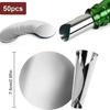 50Pcs Professional Heat Resistant Angled Wine Pourer Tool Practical Spill Proof Design Wine Pouring Aid