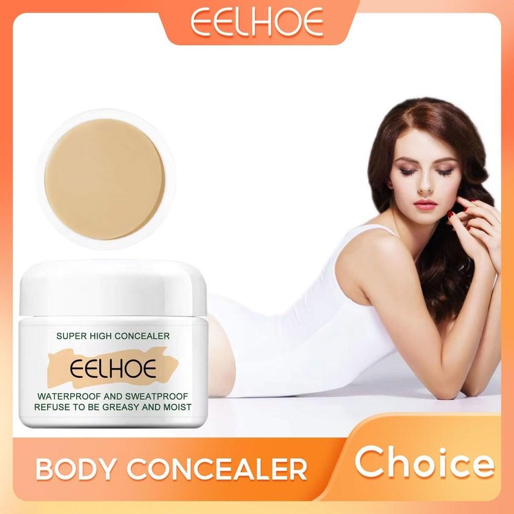 Cover Long Spot Freckles 3 Dark Colors Cream Waterproof Scar Lasting Up Concealer Tattoo Body Makeup, Natural White