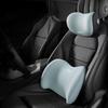 Auto Komfort Lordosenstützen für Sitze Auto Nackenkissen Kissen Memory-Schaum Auto Lordosenstütze Zubehör Universelles Taillenkissen