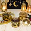 Eid Mubarak Snacks Candies Jar Ramadan Eid Al-Adha Eid Al-Fitr Festival Islamic Dessert Jar Muslim Dinner Table Party Decoration
