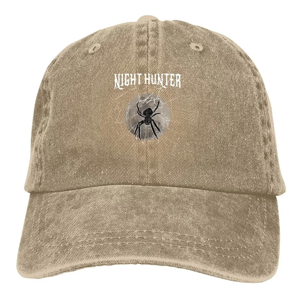 Night Hunter Spider Baseball Cap Men Hats Women Visor Protection Snapback Spiders Caps