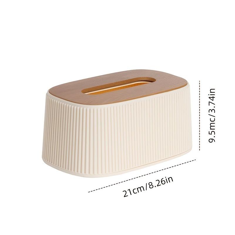 Tissue Box Holder Bamboo Cover Toilet Paper Box Napkin Holder Case Tissue Paper Dispenser Paper Towel Storage Box Tissue Boxes