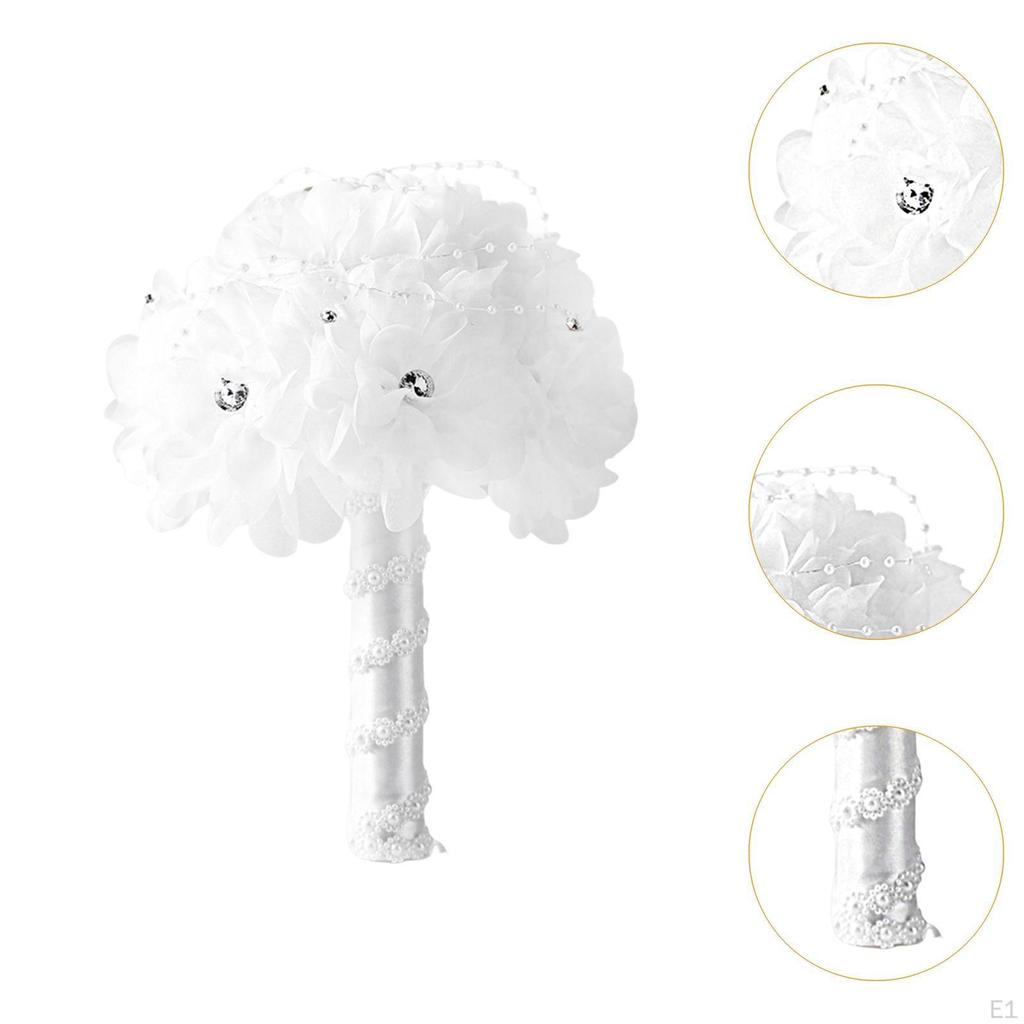 Bride Bridesmaid Wedding Bouquet Bridal Throw Accessories Non-slip Holding