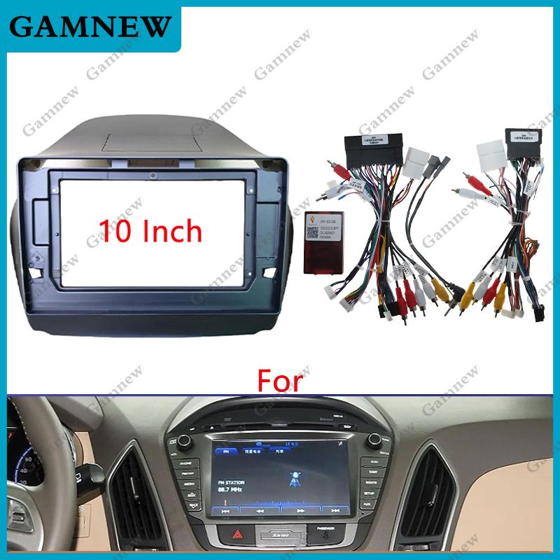 9 Inch 10 Inch Car Frame Fascia Adapter Canbus Box Android Radio Dash Fitting Panel Kit For Hyundai Tucson IX35 2009-2015