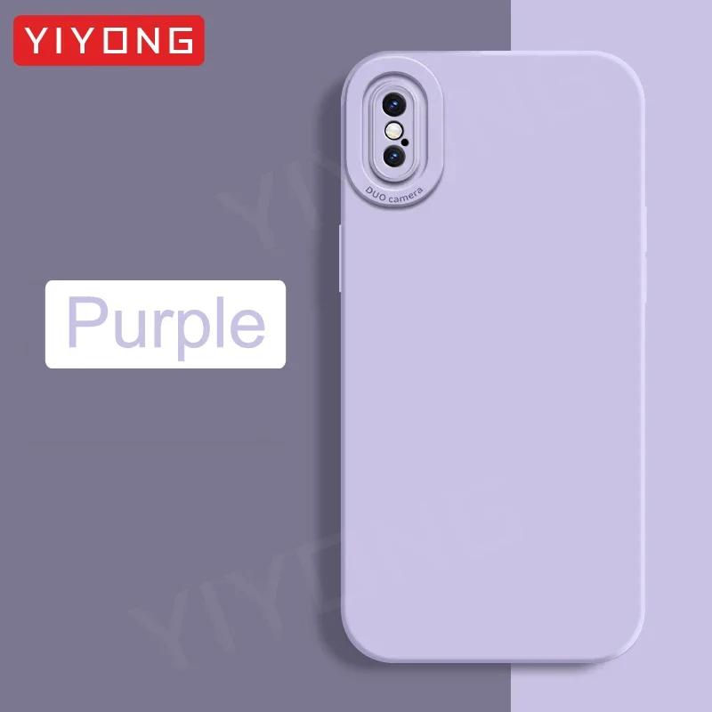 

Для iPhoneX Чехол Мягкий жидкий силиконовый чехол для iPhone X XR XS Max 7 8 Plus SE 2 SE2 SE3 Чехлы для iPhoneXR iPhoneXS For iPhone XR фиолетовый